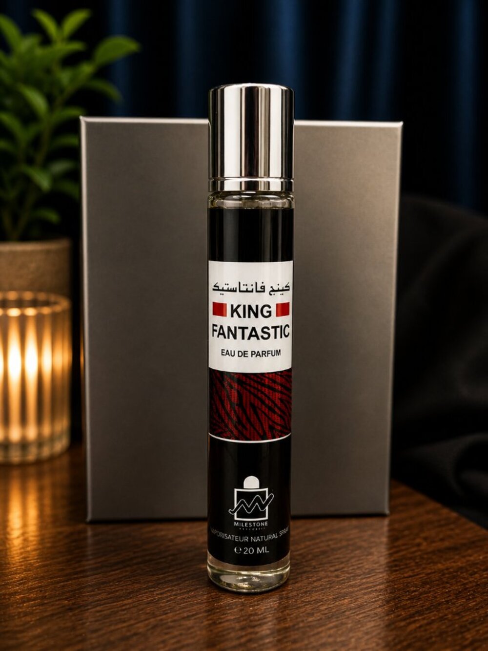 MILESTONE King Fantastic Unisex Eau De Parfum 20ml, 0.68 Oz